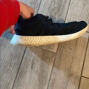 Black and orange adidas